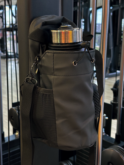 Magnetic Bottle Holder - Your Bottle, Phone, and Keys, Always Within Reach + FREE TOWEL