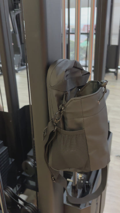 Magnetic Bottle Holder - Your Bottle, Phone, and Keys, Always Within Reach + FREE TOWEL